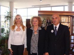 Visita de la Ministra de Educación María Inés Abrile de Vollmer junto al Director Lic. José María Di Fabio y la vicedirectora Leticia Saralegui