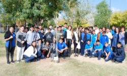 Alumnos  del ciclo básico (1° y 2° año) plantaron arboles en el día del árbol 2018 