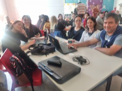 Jornada docente, capacitacion en Conectar Lab