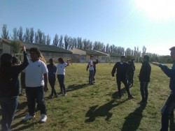 Trabajando en el taller de Deporte