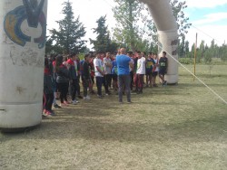 Actividades en el campo de deportes