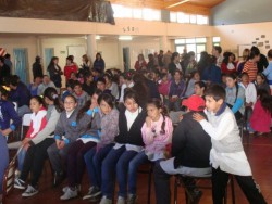 Articulación con la Escuela Primaria de El Nihuil - Se llevó a cabo una charla y se reprodujo un video para los alumnos de esa institución