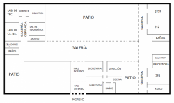 PLANTA BAJA DE LA ESCUELA