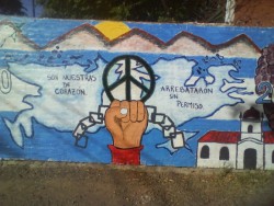 Mural de entrada