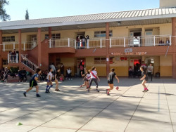 Las chicas en su propio torneo de Futsal. 31 de agosto de 2019