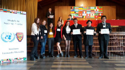 Los chicos en el Programa de Naciones Unidas. Un orgullo por sus premios