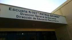 Frente de nuestra querida Escuela 