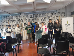 Los delegados de los cursos de visita al ex D2