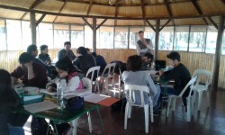 Clases teóricas y practicas en Polideportivo N° 3.