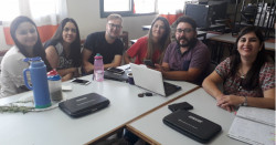 PARTE DEL EQUIPO DOCENTE EN JORNADAS DE CAPACITACIÓN